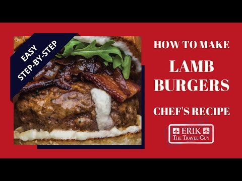 How to Make Lamb Burgers from Pera Restaurant
