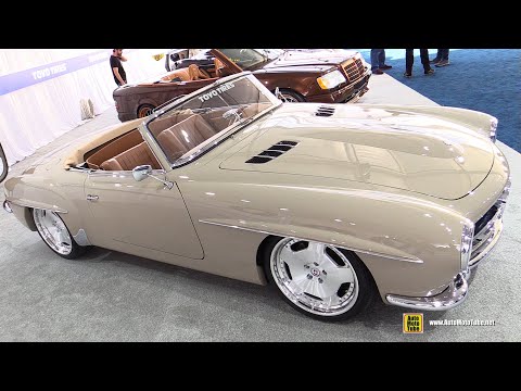 Thumbnail for 1955 Mercedes 190SL Custom Built by S-Klub LA - Walkaround Exterior Tour - 2021 SEMA by Motorcycle, Car, Vehicle