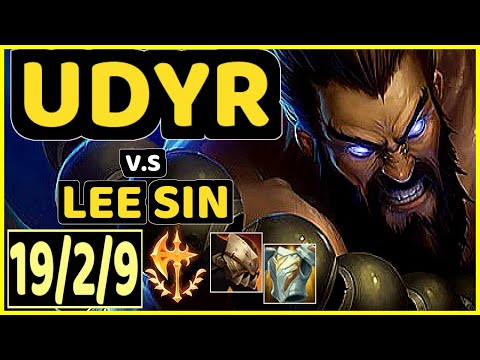 ARIBO (UDYR) vs LEE SIN - 19/2/9 KDA JUNGLE GAMEPLAY - EUW Ranked GRANDMASTER