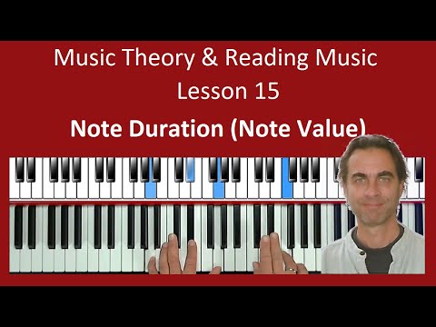 Note lengths - Whole notes, half notes, quarter notes and much more - Piano Theory Exercises