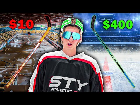 $10 vs $400 Hockey Stick!