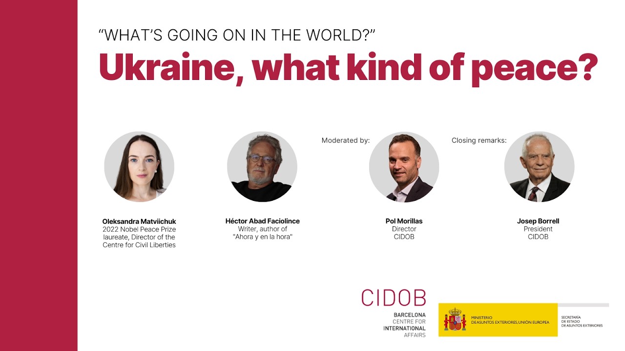 "What’s going on in the world?" Ukraine, what kind of peace?