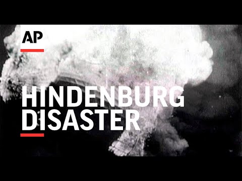 Hindenburg Disaster - real footage of the terrible crash 1937