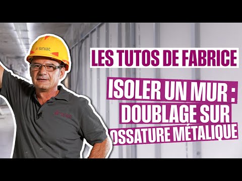 comment poser ossature metallique mur