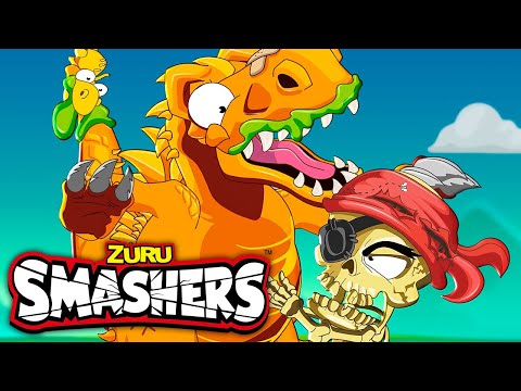 1 HOUR Of SMASHERS! | Beach Party Monster + More Kids Cartoons! | ZURU | Smashers World