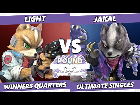 Pound 2022 Winners Quarters - Light (Fox) Vs. Jakal (Wolf) SSBU Smash Ultimate Tournament