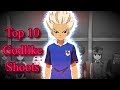 Top 10 Inazuma Eleven Orion No Kokuin Godlike Shoots