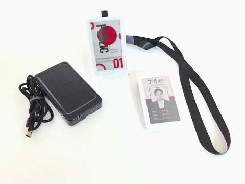 Highlight Digital name badge, digital name tag, electronic name tag, ESL name tag