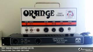Video thumbnail for Orange Tiny Terror Head Demo With Palmer PDI-03 Speaker Simulator by Barış Yazganç