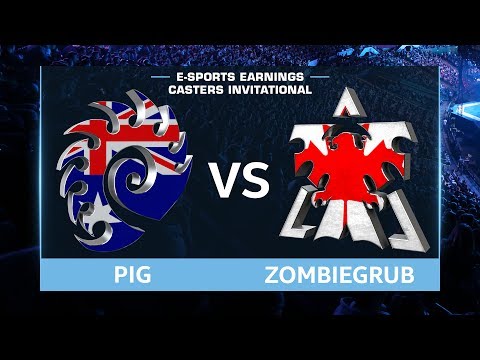StarCraft 2 - PiG vs. ZombieGrub (ZvT) - EsportsEarnings Casters Invitational - Group C QM