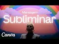 Mensagem Subliminar | Canva