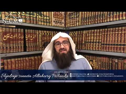 prof. Adis Memić - Slijeđenje sunneta Allahovog Poslanika ᴴᴰ┇N-UM