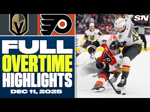 Golden Knights at Flyers | FULL Overtime Highlights - December 11, 2025