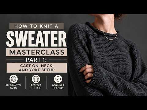 Part 1: How to Knit a Top-Down Raglan Sweater