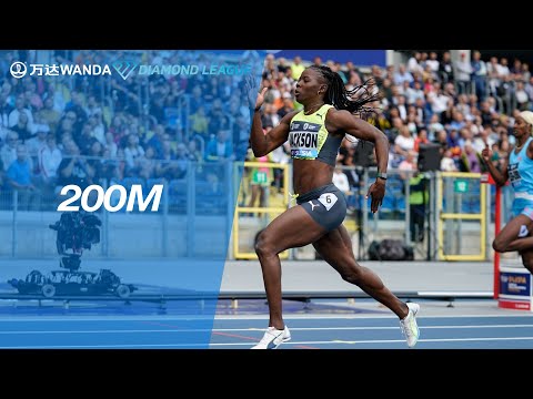 Shericka Jackson storms to victory in Silesia 200m - Wanda Diamond League
