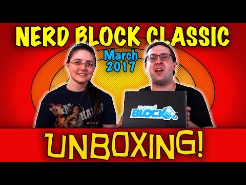UNBOXING! Nerd Block March 2017 - #Marvel #PowerRangers #Transformers