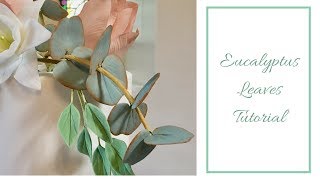 How to make EUCALYPTUS LEAVES using heart cutters