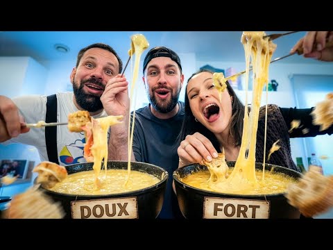 The best Savoyard fondue of our lives! (6KG of fondue with friends)