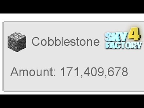 170 Millionen Cobblestones?! - Minecraft Sky Factory 4 #37