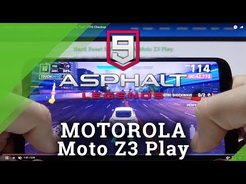 Asphalt 9 Gameplay on Motorola Moto Z3 Play – Game Test / FPS Checkup