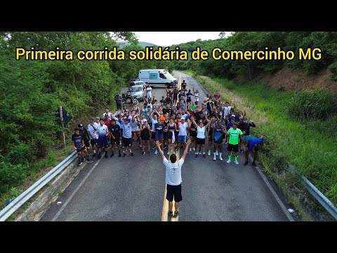 Dji mini 3,primeira corrida solidária de Comercinho MG.28-12-25