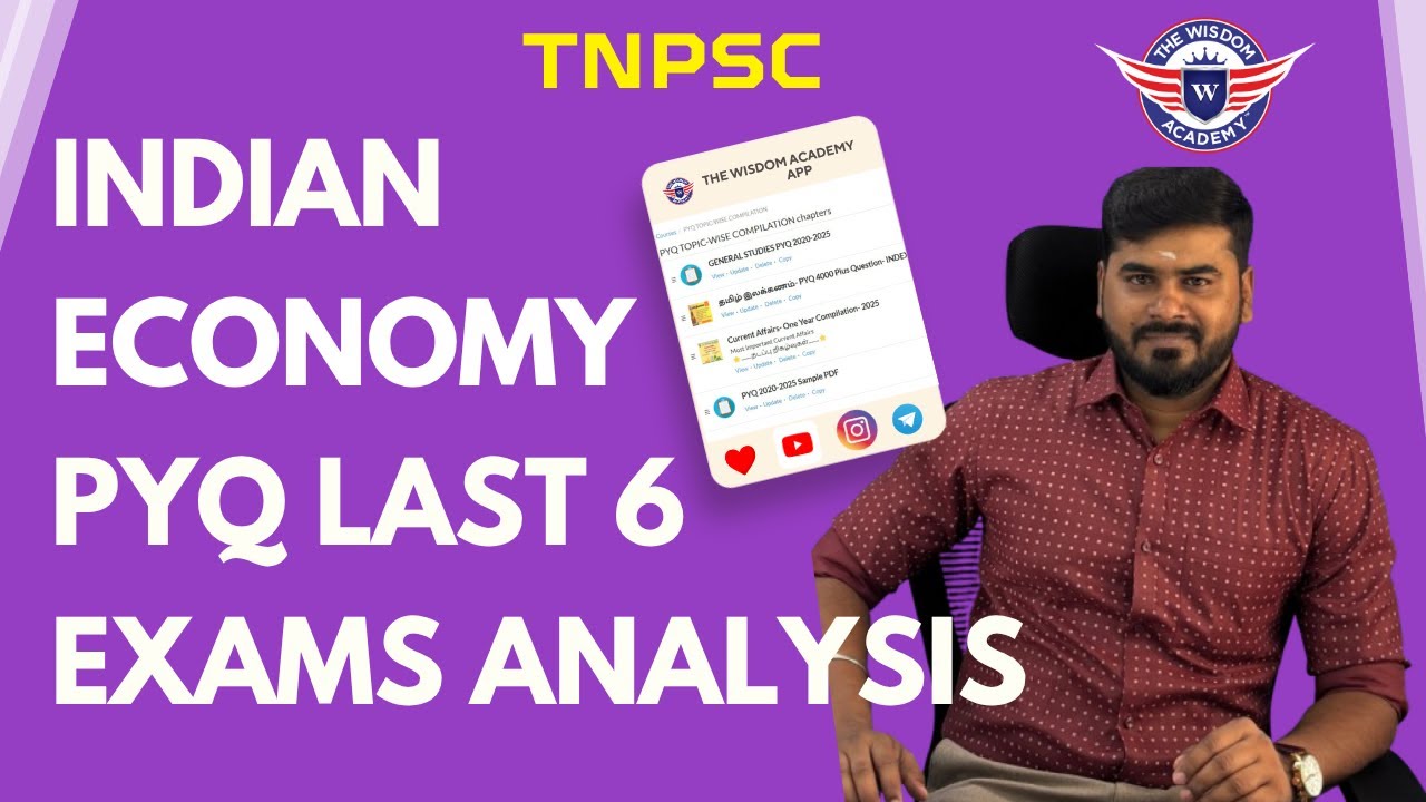 INDIAN ECONOMY/UNIT 5/PYQ/LAST 6 EXAMS ANALYSIS/#pyq #tnpsc #tnpscstudy