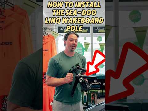 How to install a Sea-Doo LinQ Wakeboard Pole Rich’s Top Tips #seadoo #seadoolife #jetski #wakeboard