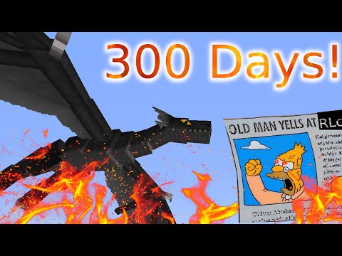 Surviving 300 Days in RLCraft Hardcore challenge! Old minecraft vet vows to....