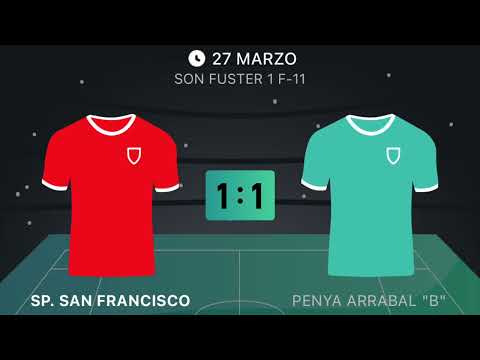 27/03/22 Sp. San Francisco 1-1 Penya Arrabal "B" (Infantil 1ª)
