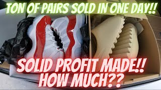 SUCCESSFUL DAY RESELLING SNEAKERS (HOW MUCH PROFIT?) | DAY IN THE LIFE OF A SNEAKER RESELLER