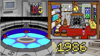 20 MS-DOS games released in 1986 - in under 5 minutes