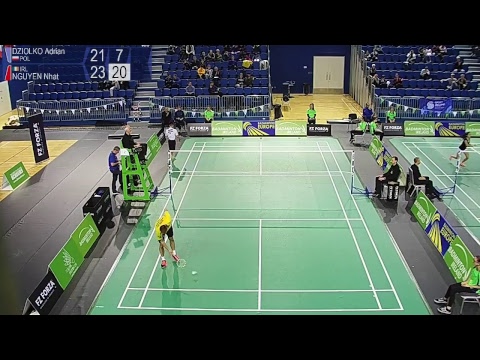 DZIOLKO (POL) vs NGUYEN (IRL) - FZ Forza Irish Open 2017 - MS, SF