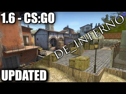 de_inferno - from 1.6 to CS:GO Map Development History #5 Updated