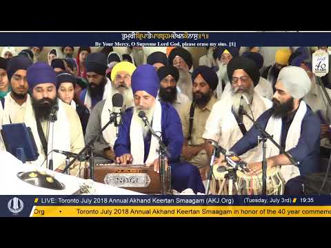 040 Toronto July 2018 - Tuesday Evening - Bhai NirmalBir Singh Jee Amritsar