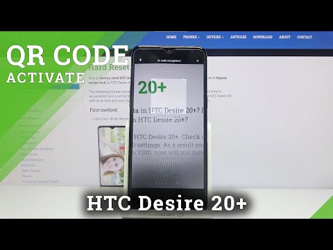 How to Activate QR Code Scanner on HTC Desire 20+ – Scan QR Codes