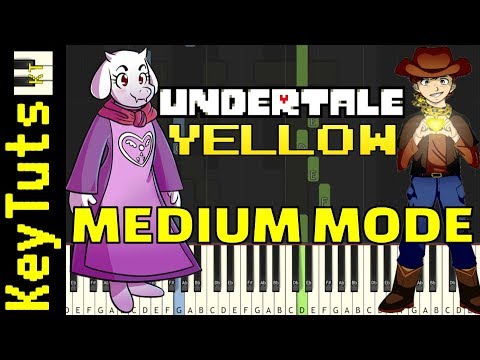 Learn to Play Undertale Yellow Medley - Medium Mode