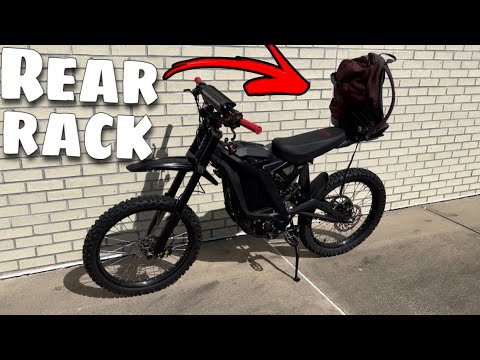 KEMIMOTO REAR RACK Installation on the SURRON X #surronx #ebike #surron #electricbike #electric