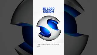 3D LOGO DESIGN - SPEED DRAWING
