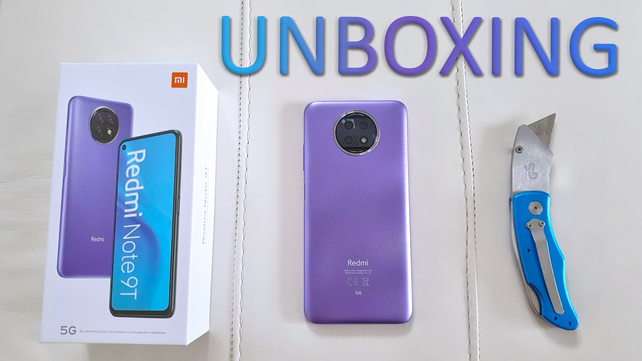 Unboxing THE CHEAPEST 5G Phone: Xiaomi Redmi Note 9T
