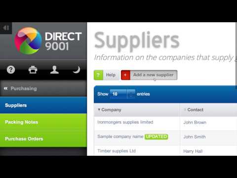 Suppliers - Quality Management System - Direct 9001 help