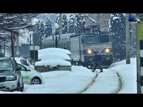 🚊☃ Suceveanca 40-0546-4 & R5711 Câmpulung Moldovenesc-Ilva Mică in Zăpadă/Snow in Vatra Dornei