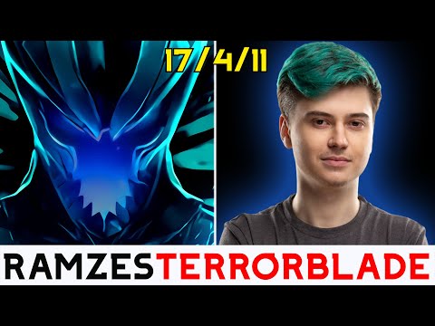 EG.Ramzes "TERRORBLADE" FROM FEEDER to DOUBLE RAMPAGE! Epic Carrying the game | DOTA 2 MICRO