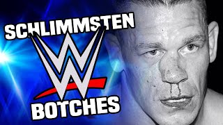 Top 10 der verhängnisvollsten WWE-Botches (Deutsch/German) || Paraflow