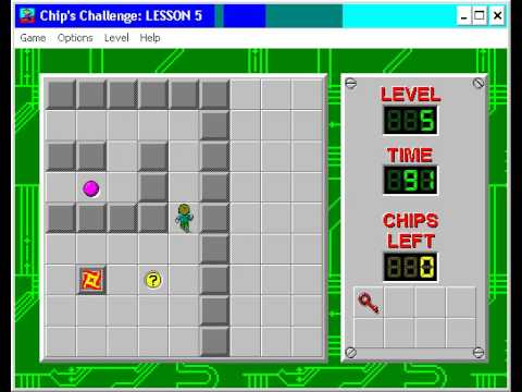 Chip's Challenge 1 Level 5 (Lesson 5) - 85 seconds