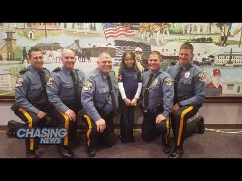 Police Honor 8 Year Old Girl Who Paid For Officer's...