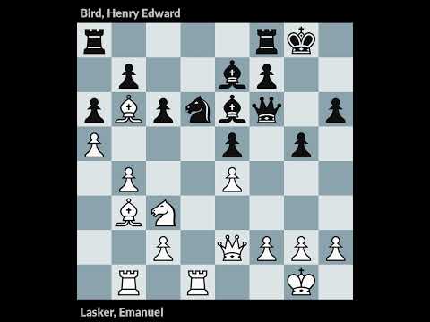 Newcastle on Tyne m 1892 | Lasker vs Bird | Round 1