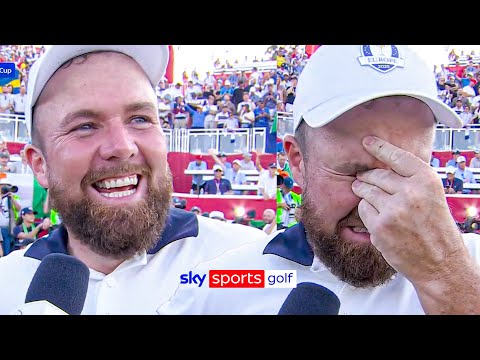 INSTANT REACTION! Shane Lowry reacts to his putt that retained the Ryder Cup!