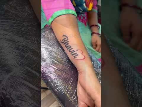 #nametattoo♥️  #bhavin  #📍the rds tattoos