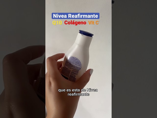 Vídeo relacionado con NIVEA Q10 Body Milk Reafirmante (1 x 400 ml), crema hidratante corporal 72h para piel seca, crema reafirmante corporal con Collagen Boost Complex, Vitamina C y Q10 puro