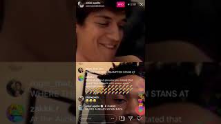 Omar Apollo and Kevin Abstract live